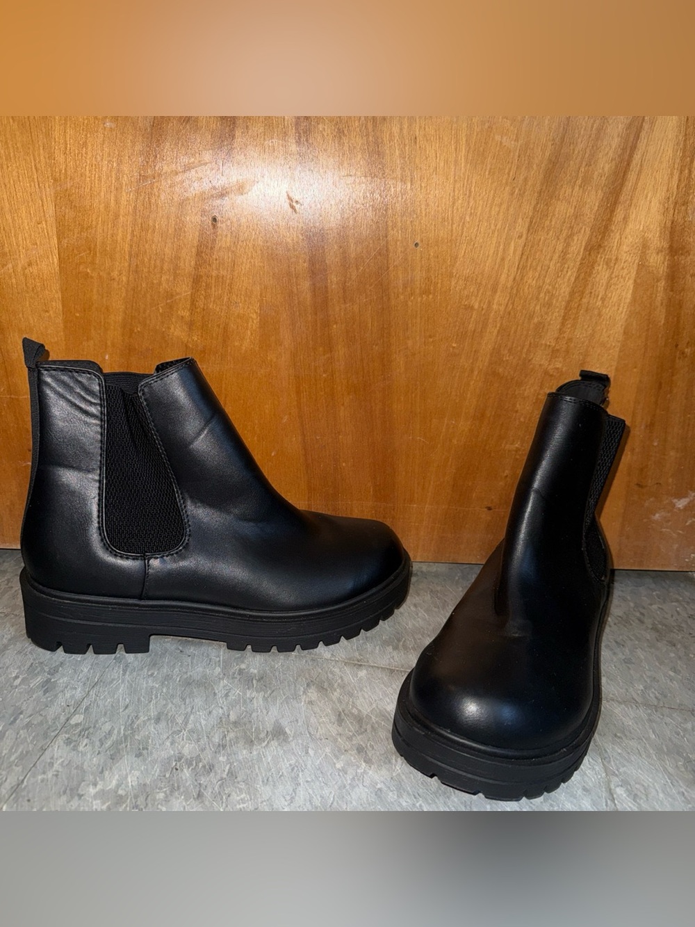 Black boots